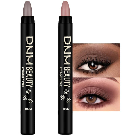 evpct 2Pcs Cream Eyeshadow Sticks Set for Eyes Waterproof, Stone Matte & Putty Matte Eye shadow Stick Pencil Pen Bulk sombras en crema para ojos 22+23
