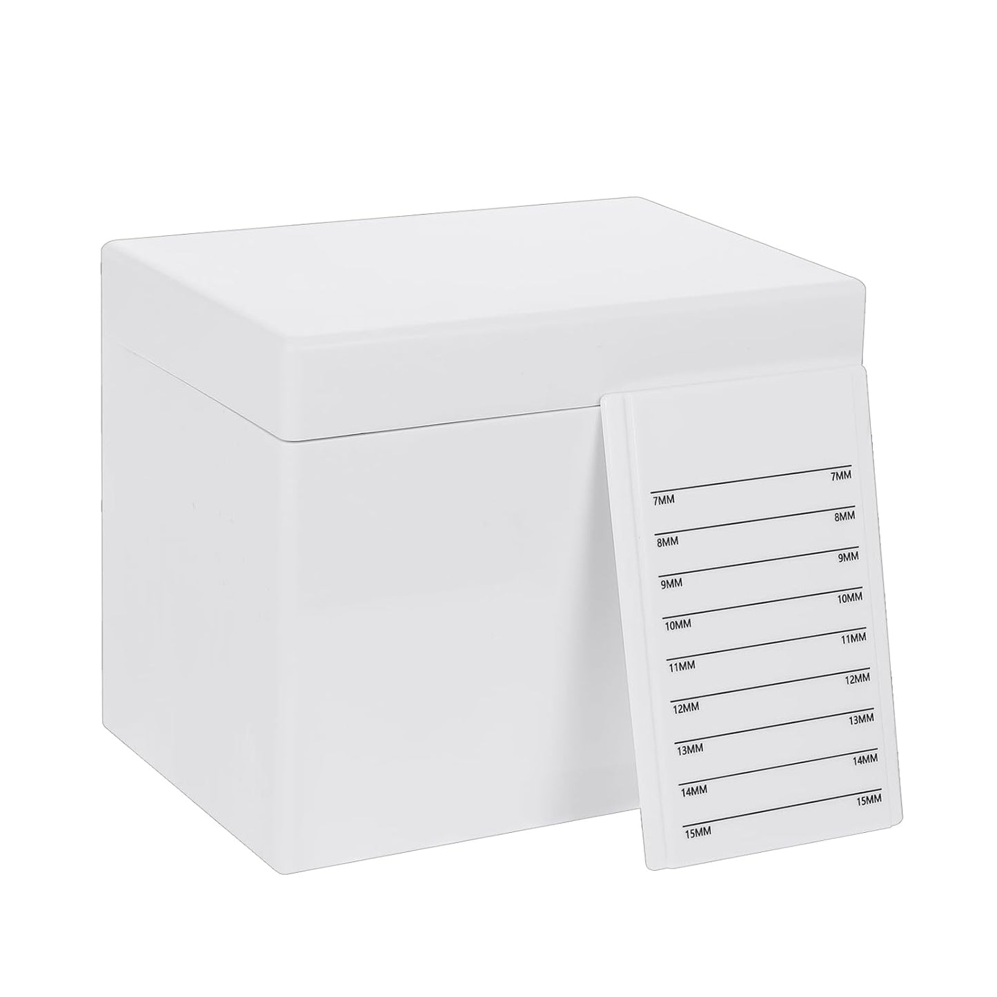 Acrylic Eyelash Storage Box, 10 Layers False Eyelashes Glue Pallet Holder Display Grafting Eye lashes Extension Close-Packed Display with 10 Pallets Makeup Organizer