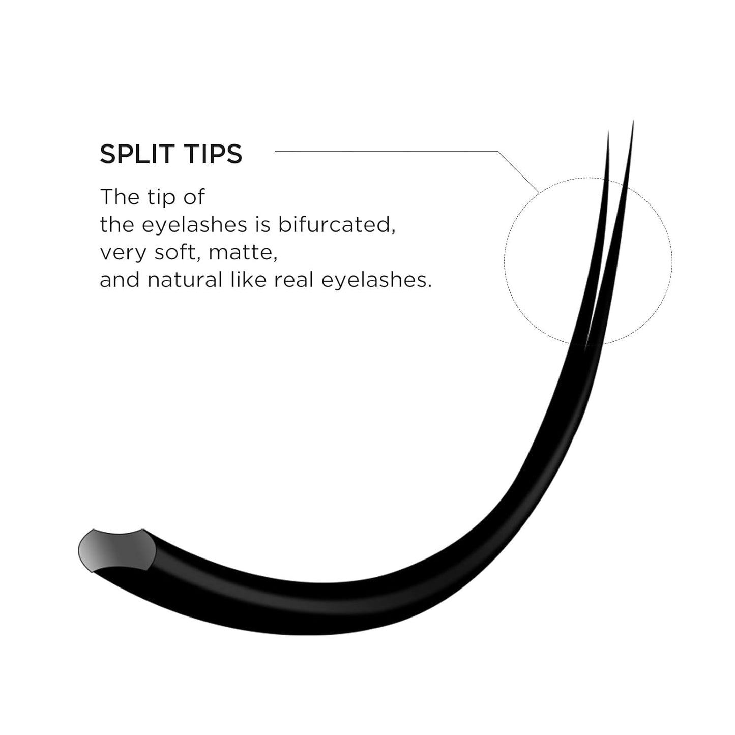 BEYELIAN Eyelash Extensions, Individual Lashes, 0.15mm D Curl 15mm Super Matte Classic Lash Extensions, Ellipse Flat Eyelash Extension, Light and Soft Natural Look for Professional Salon Use