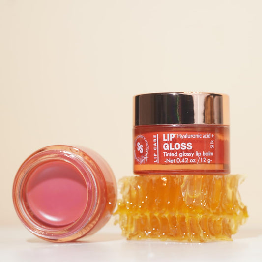 All natural lip balm - for dry, chapped, sensitive lips | with grassfed tallow, Castor oil, CoQ10, Hyaluronic Acid and Silk - Ultra Moisturizing, Conditioning, Organic (0.4 fl oz/12 mL) (Baby Pink)