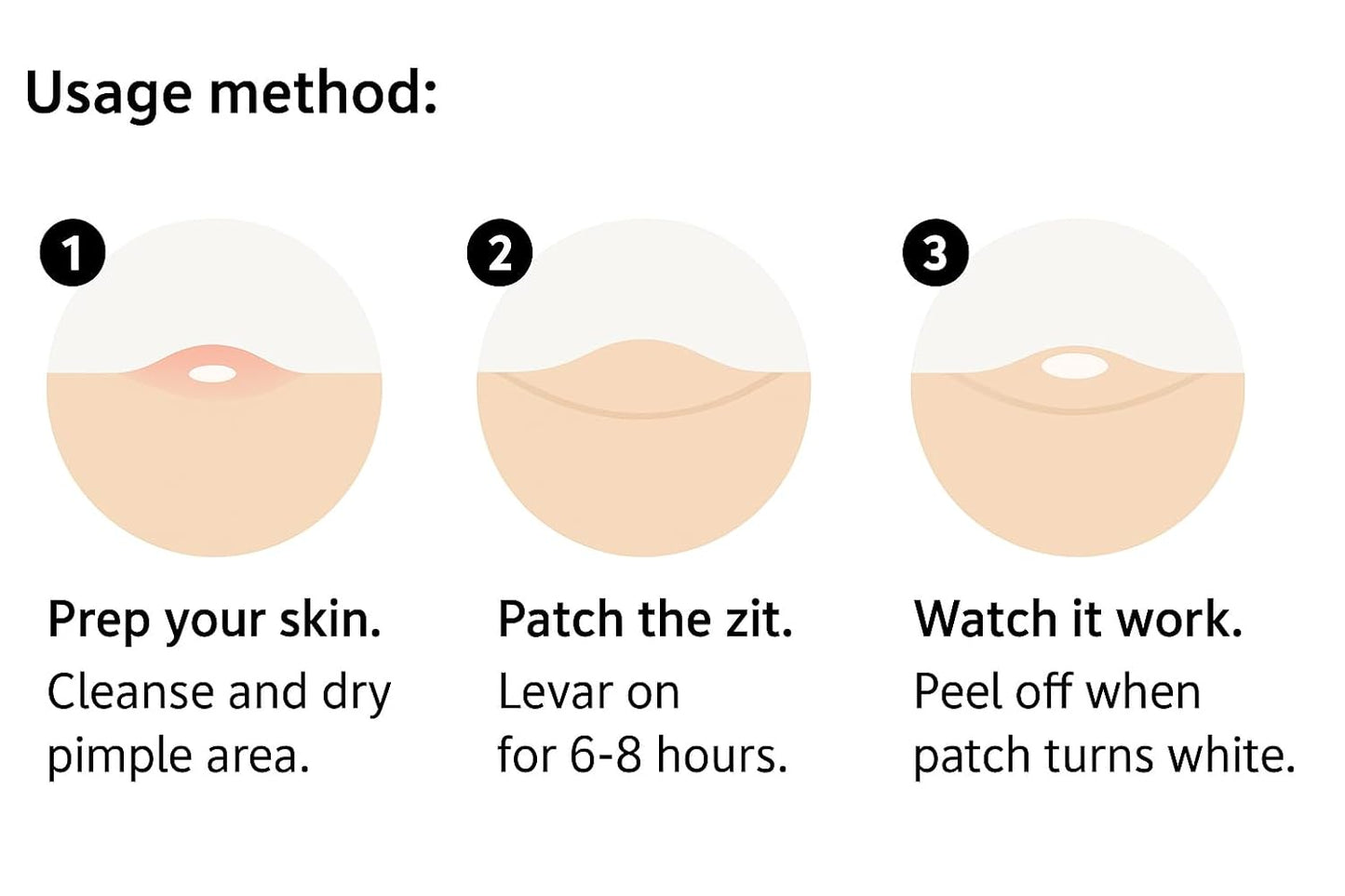 Hydrocolloid Acne Pimple Patch – 72 Count (9mm & 12mm) | Invisible Spot Patches for Pimples, Zits, Blemishes & Whiteheads | Fast Healing, Waterproof, Strong Adhesion & Gentle on Skin