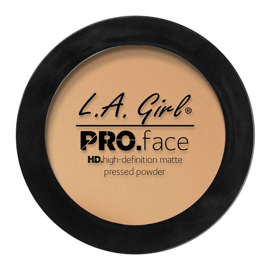 L.A. Girl Pro Face HD Matte Pressed Powder, Soft Honey, 0.25 Ounce (Pack of 3) (GPP608)