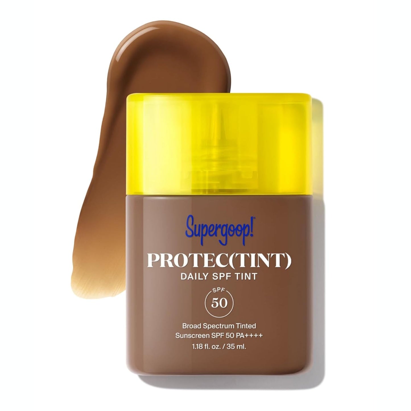 Supergoop! Protec(tint) Daily Skin Tint SPF 50 - 46N - Light, Buildable Coverage for Immediately Smooth, Even-Looking Skin - Natural Finish