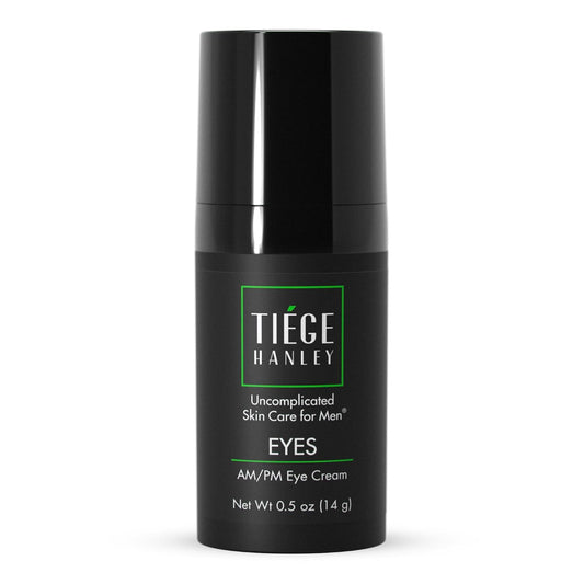 Tiege Hanley Mens Under Eye Cream for Dark Circles, EYES - Eye Cream for Puffiness & Bags Under Eyes - Firming Anti-Aging Eye Wrinkle & Fine Lines Cream - Tightening Eye Bags Treatment for Men, 0.5 Oz