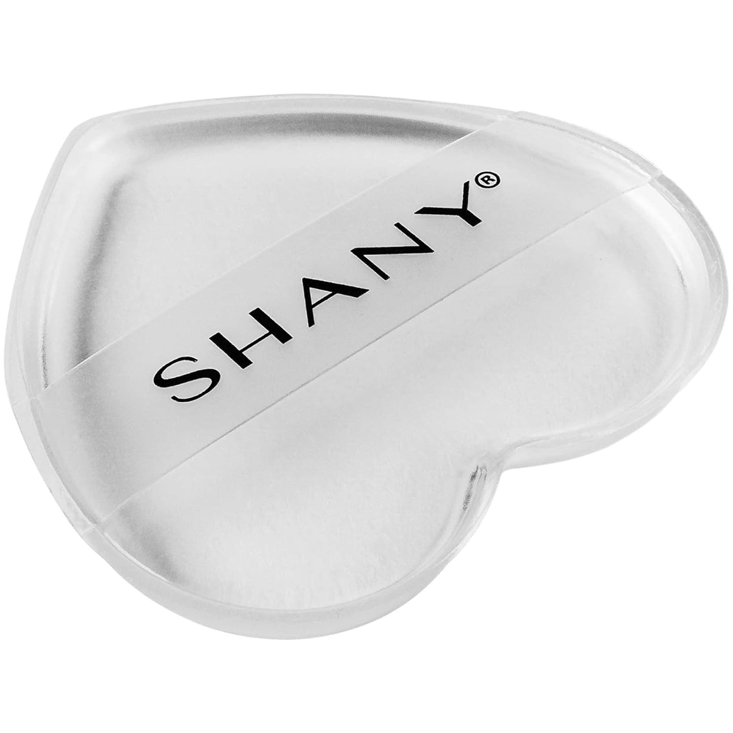 SHANY Stay Jelly Silicone Sponge - Clear & Non-Absorbent Makeup Blending Sponge for Flawless Application with Foundation - HEART