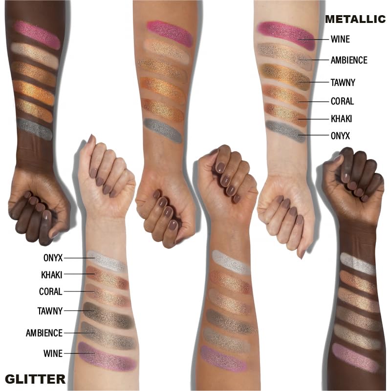 Cosmeticss - Neutrals, 24-Color eyeshadow Palette Matte/Shimmer/Metallic.Glitter Finish, Highly Pigmented Eye shadow Makeup, Long- Wearing Eye Palette, Eye Makeup Kit with Easy-to-Blend Shades