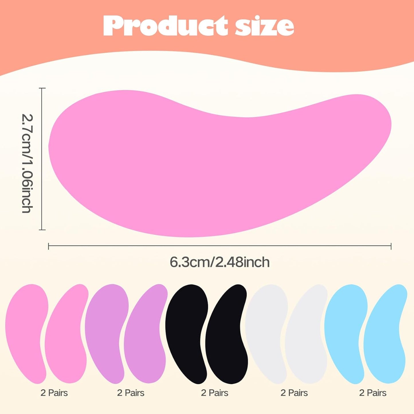 10 Pairs Under Eye Patches, Silicone Reusable Eye Patches, Under Eye Mask for Reduce Eye Wrinkle and Fine Lines Skin Care- Eye Cream Applicator and Tin Case