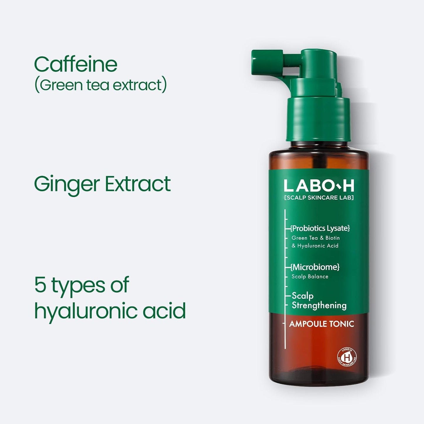 Scalp Strengthening Spray for Hair Growth & Anti-Loss | Vegan Tonic Serum, Instant Cooling & Soothing with Rosemary and Peppermint Oil, Sulfate Free, Korean, 3.38 Fl oz.