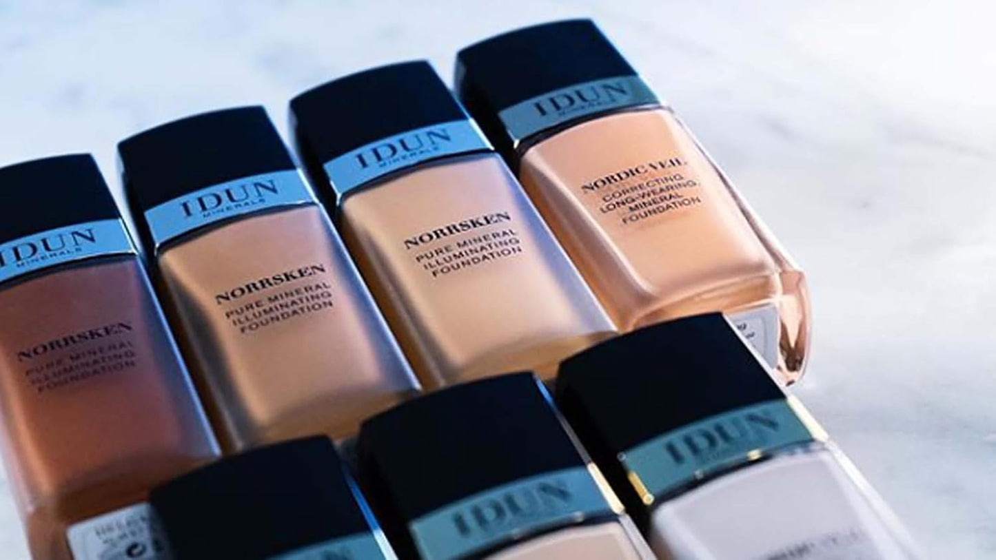 Liquid Norrsken Foundation - Silky Smooth Coverage - Luminous, Dewy Finish for Dry and Dull Skin - Water Resistant and Vegan Makeup - 210 Siri - Neutral Medium - 1.01 oz