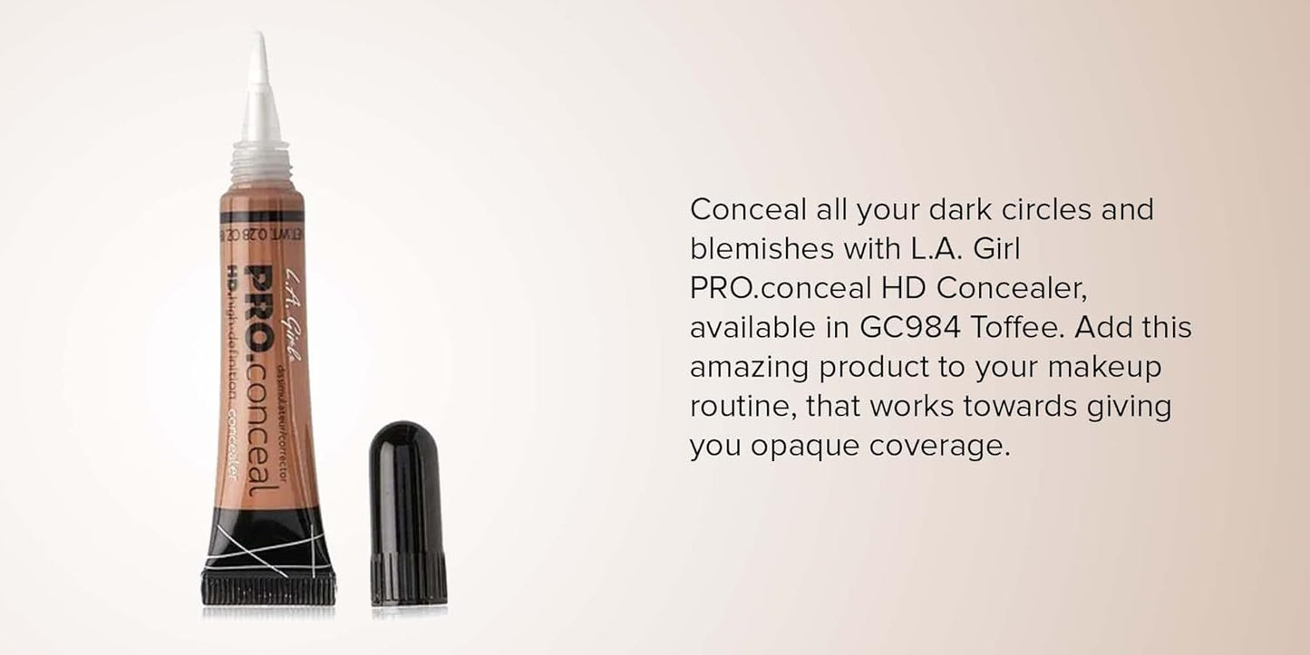 L.A. Girl Pro Coneal HD. High Definiton Concealer 0.25 OZ GC984 Toffee