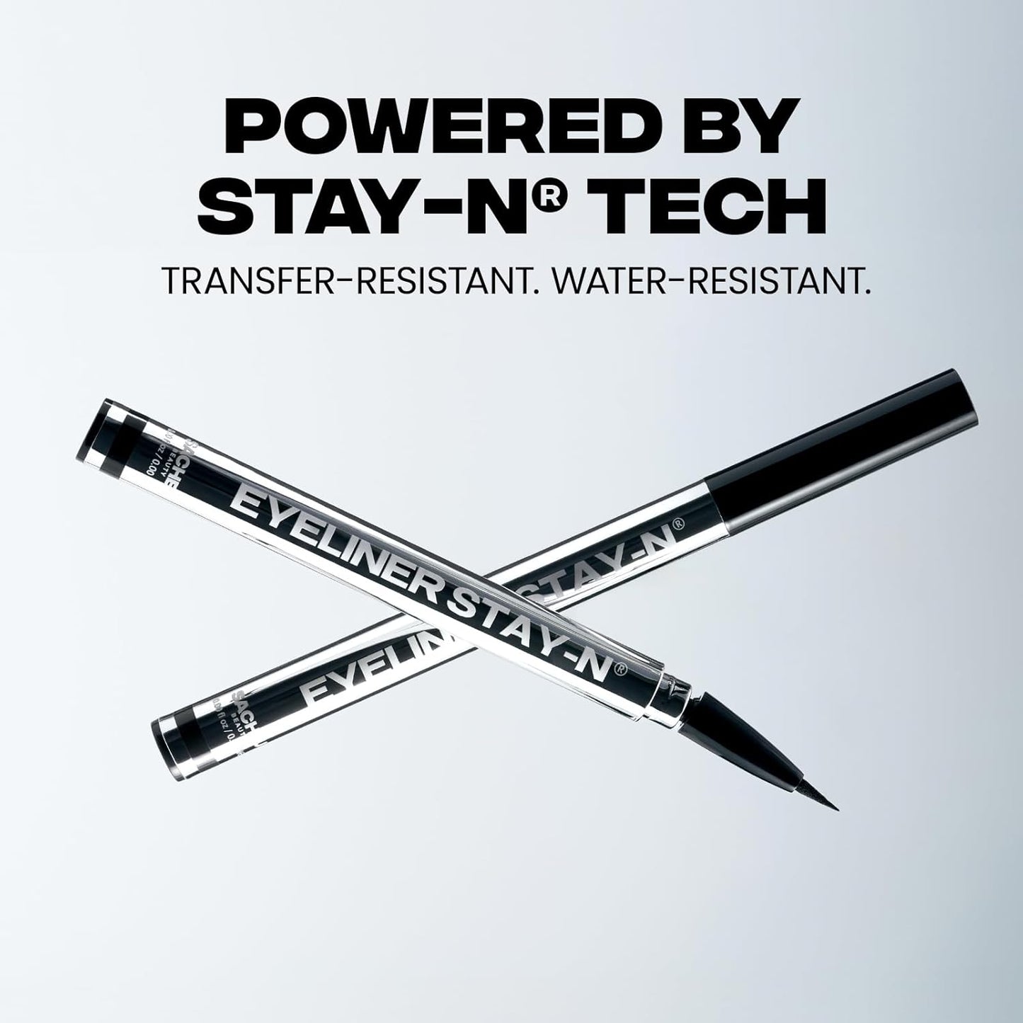 Sacheu Liquid Eyeliner STAY-N Long Wear Waterproof Eyeliner Pen with Ultra-Precise 360° Flexible Tip — Smudge-Proof Vegan & Cruelty-Free Eye Makeup, Eye’m Crisp