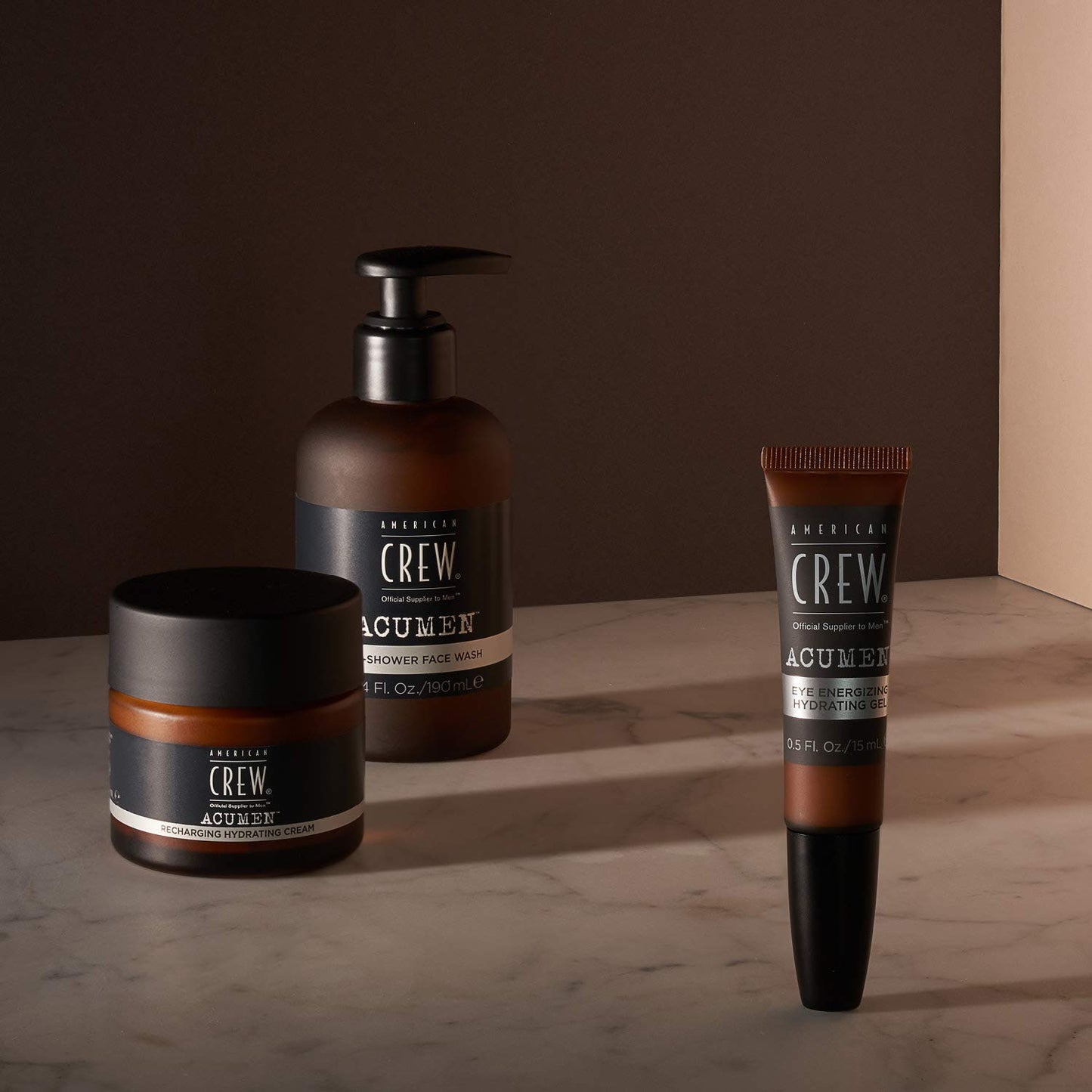 American Crew Men's Eye Hydrating Gel, Energizing Oil-Free Gel to Minimize Puffiness and Reduce Dryness, 0.5 Fl Oz