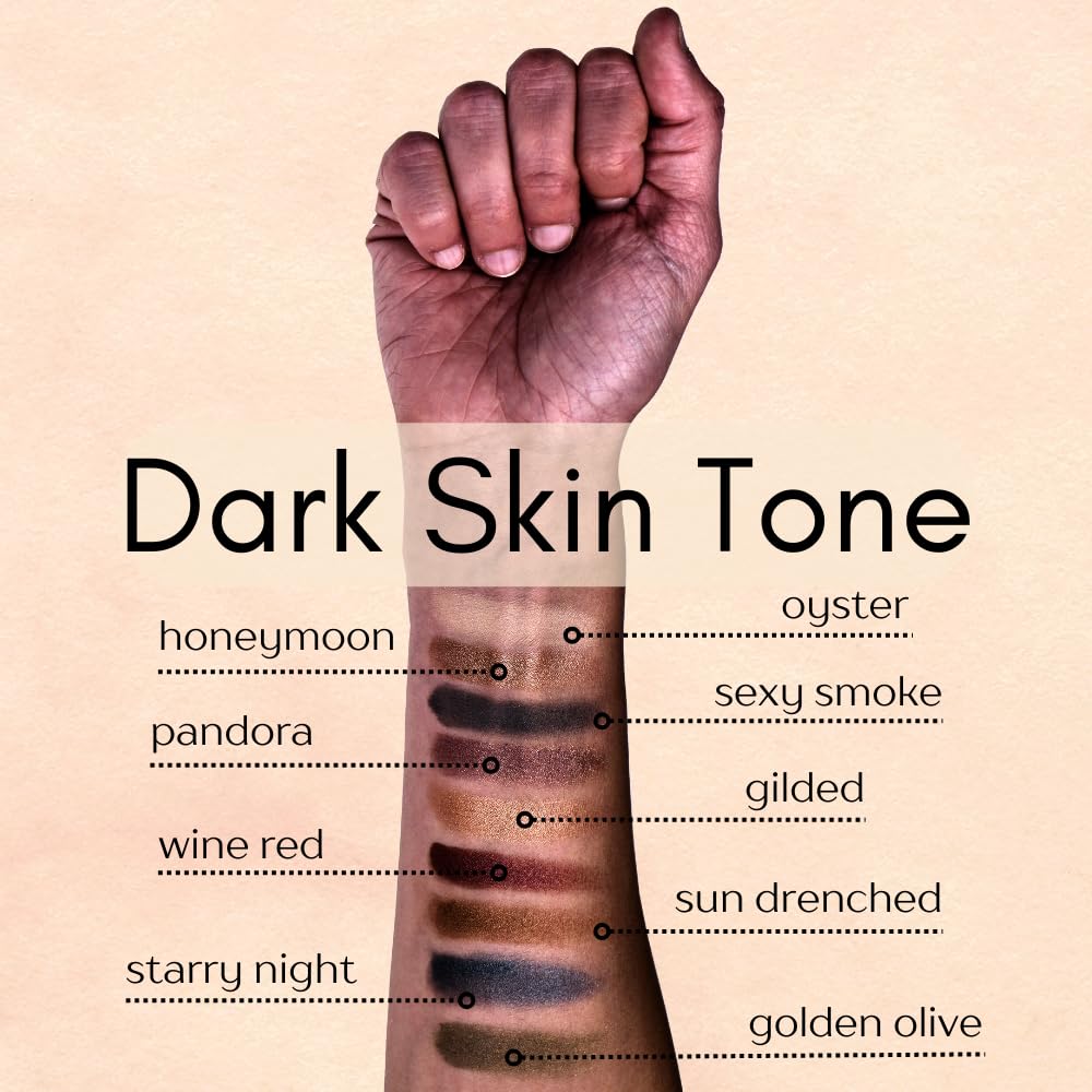 Sexy Smoke Dark Grey Iron Charcoal Matte Pressed Powder Single Vegan Eyeshadow; Talc, Paraben & Cruelty Free