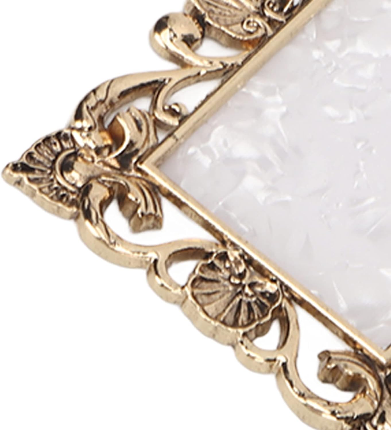 2pcs Resin Nail Art Palette, Nail Art Painting Palette Gold Silver Copper Mixed Color Vintage Photography Props Nail Gel Color Makeup Display Board Nail Art Cosmetic Mixing Tools