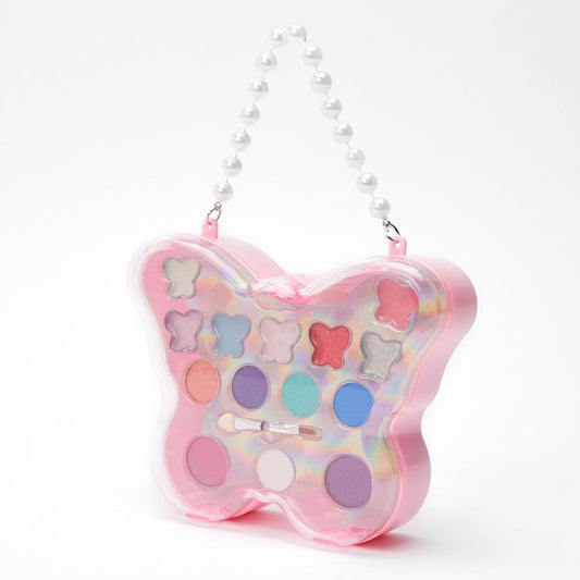 Claire's Makeup Kits –Butterfly Purse Makeup Kit - Eyeshadow and Lip Kit for Girls - Perfect for Young Girls!