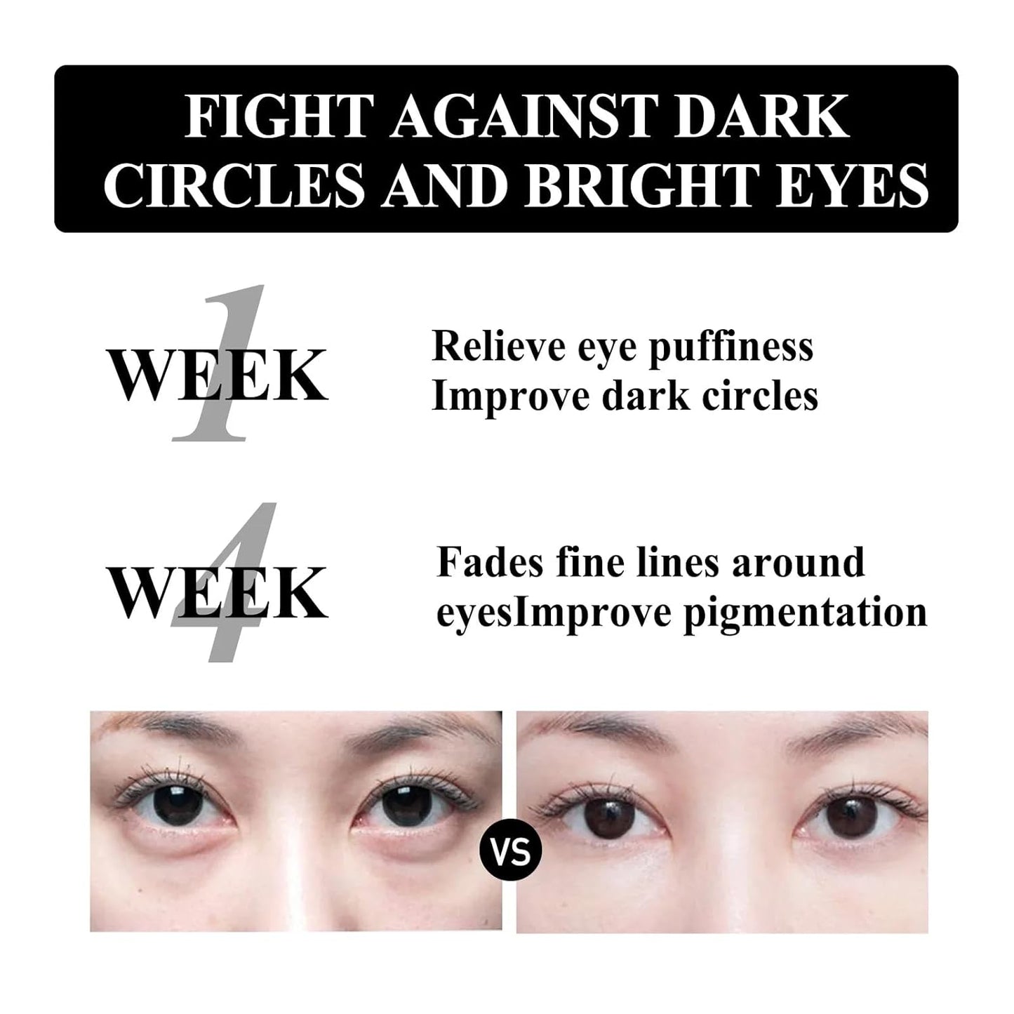 Firming Eye Cream, Snake Venom Peptide Eye Cream, Daily Anti-Aging Under Eye Cream, Remove Pouches Dark Circles Anti-Wrinkle Diminishing Eye Lines Lifting Firming