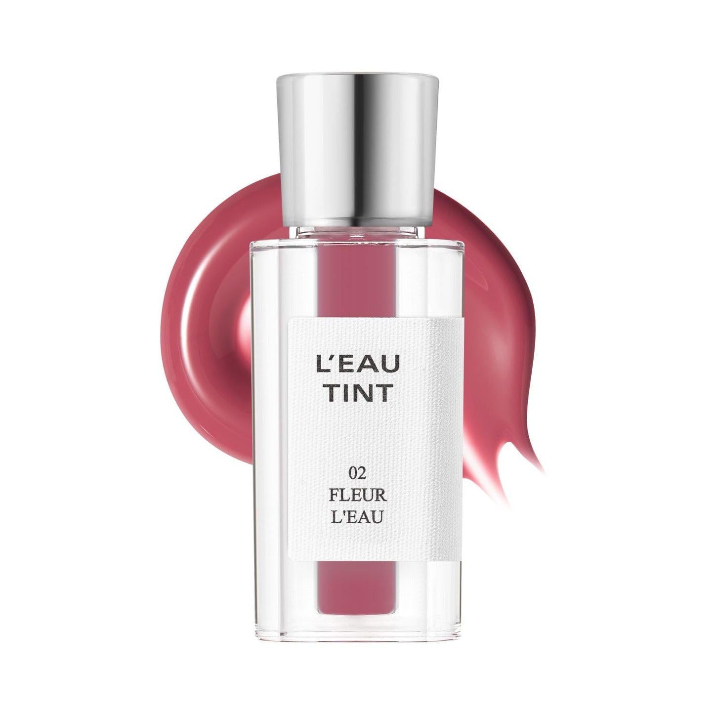 BBIA L’EAU Tint – Glossy & Glow Lip Stain, Watery Lip Tint, Non-Sticky, High Shine Finish, Long-lasting, Moisturizing, Lightweight, Natural, Daily Use, Vegan, Korean Lip Makeup (02 FLEUR L'EAU - MINI)