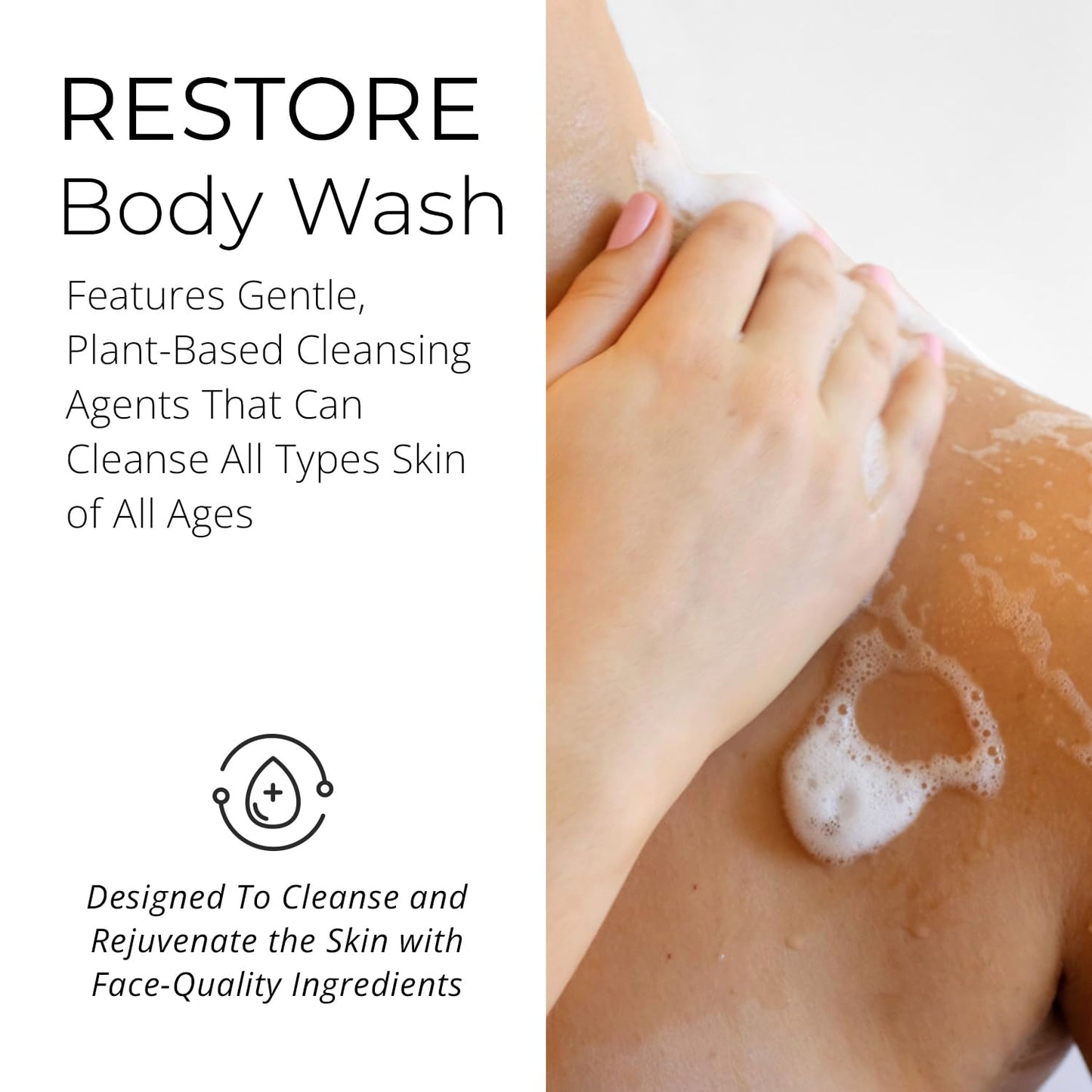 Doctor Rogers Hydrating Body Wash, Moisturizing Shower Cleanser, Dermatologist-Created Bath Soap For Women & Men, Cleanses & Repairs the Skin Barrier, Paraben & Sulfate-Free, 236 ml / 8 fl oz