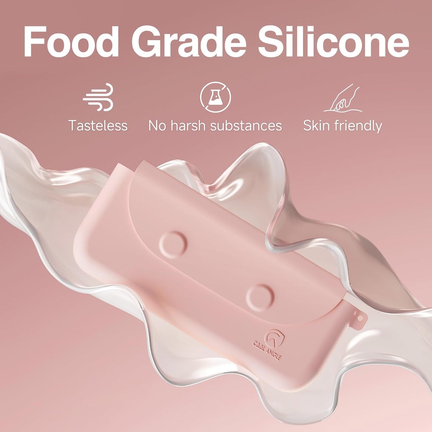 Silicone Makeup Brush Holder Large Travel Makeup Brush Case Original Design Brushes Holder with Magnetic Closure Khaki