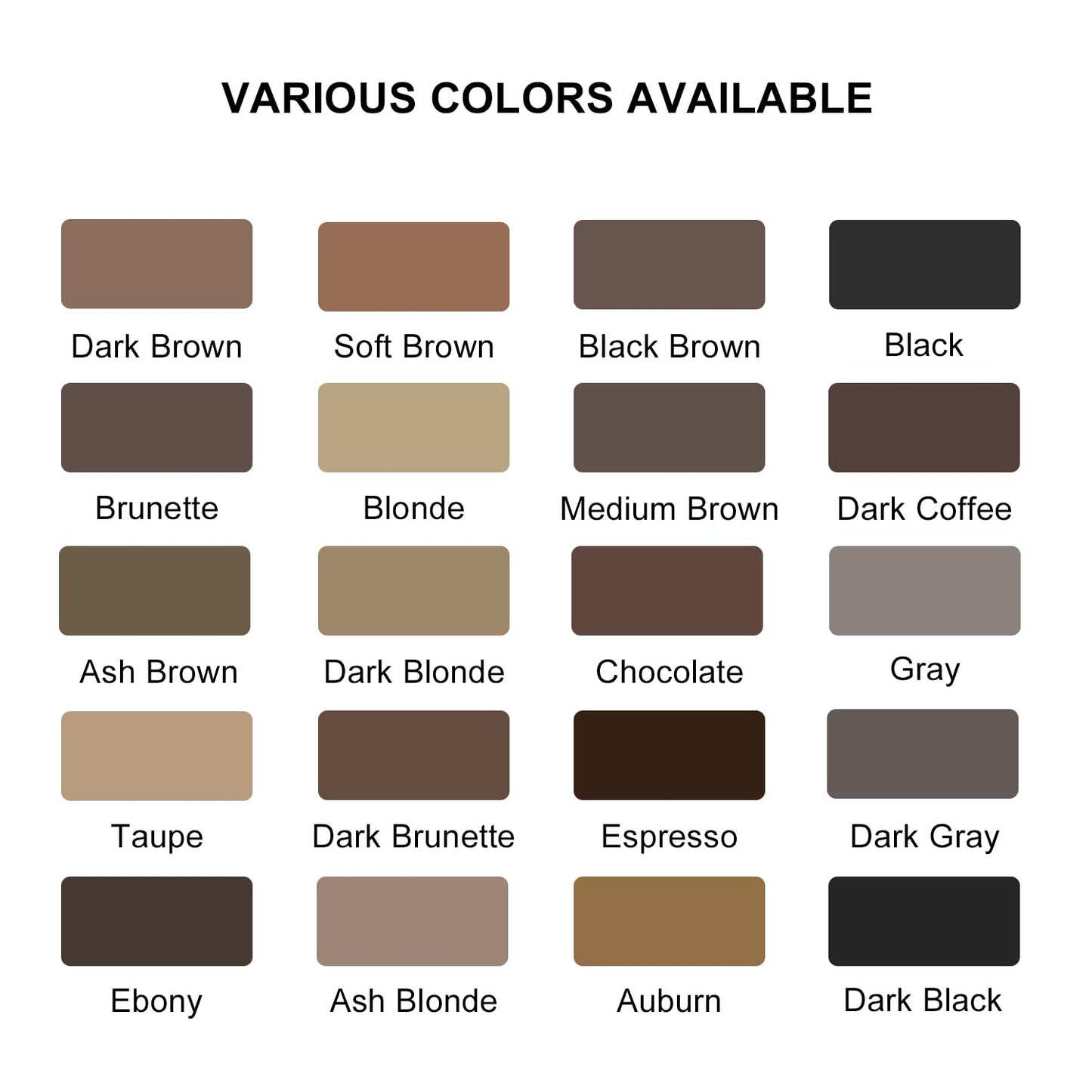 LAVONE Eyebrow Stamp Pencil Kit - Trio Makeup Brow Stamp Kit with Waterproof Eyebrow Pencil, Eyeliner, Pomade, Dual-ended Brush - Ash Brown