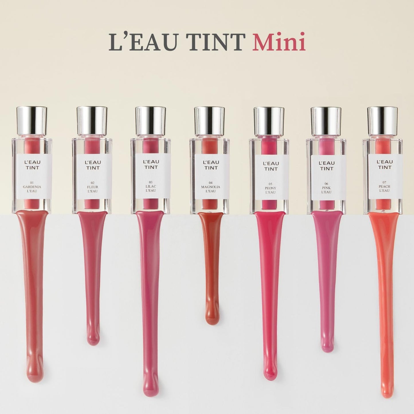 BBIA L’EAU Tint – Glossy & Glow Lip Stain, Watery Lip Tint, Non-Sticky, High Shine Finish, Long-lasting, Moisturizing, Lightweight, Natural, Daily Use, Vegan, Korean Lip Makeup (06 PINK L'EAU - MINI)