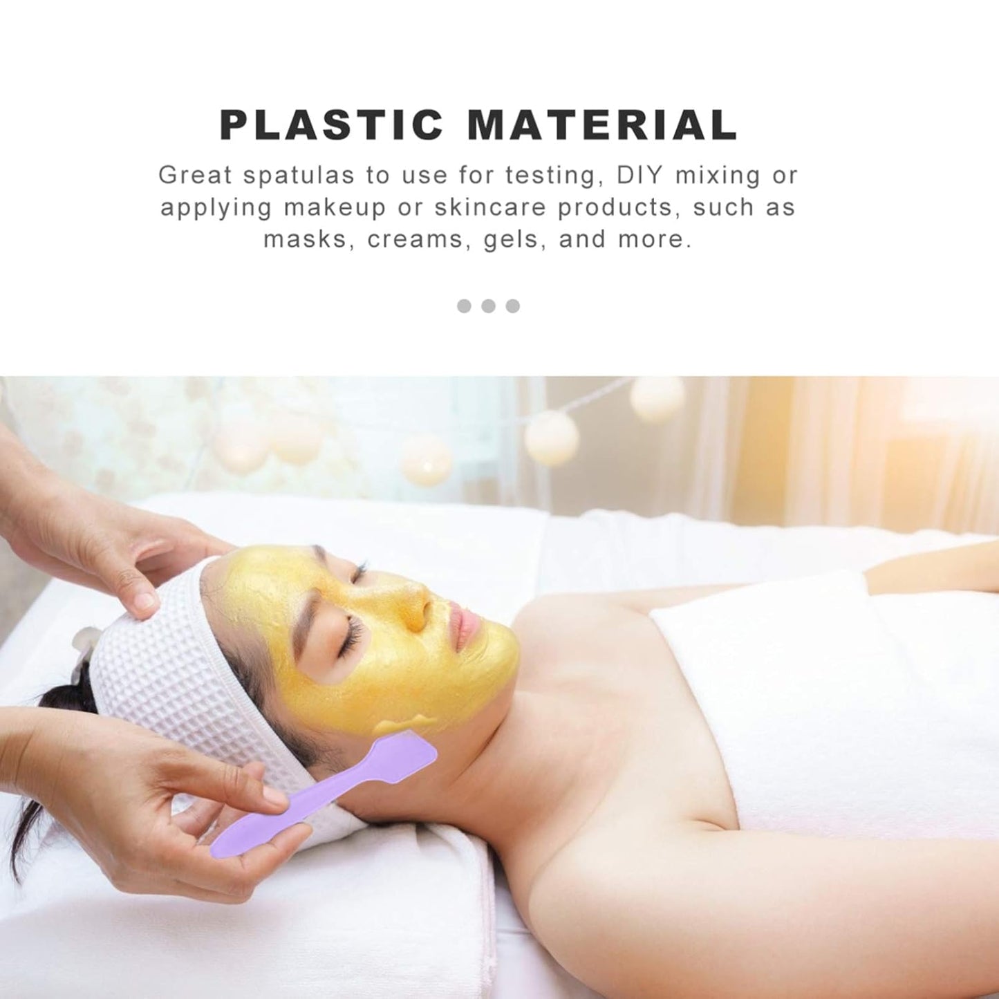 Beaupretty Cosmetic Spatula Stick 150pcs Cosmetic Spatula Plastic Stir Stick Makeup Skin Care Facial Cream Spatula Mud Stirring Rods for Mixing Resin Epoxy Cosmetic Paints DIY Crafts Making