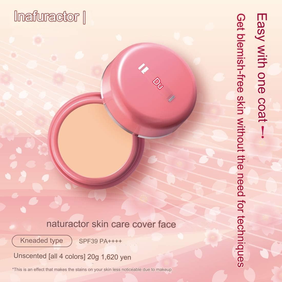 NATURACTOR Concealer 152 Natural Skin Care Cover Face 0.7 oz - Full Coverage Foundation, Made in Japan