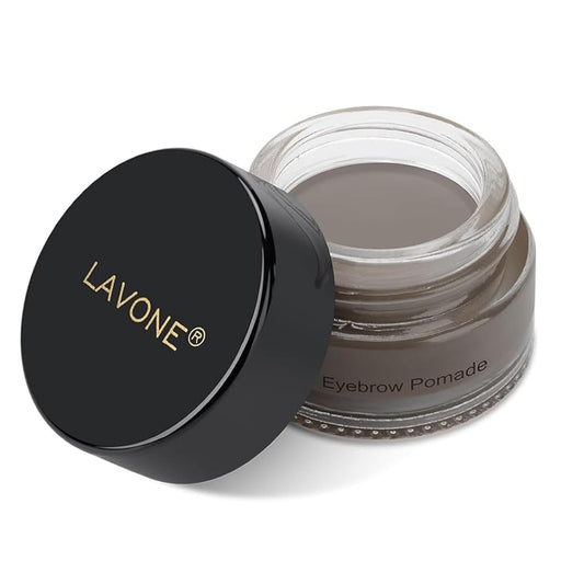 Eyebrow Pomade - Waterproof Brow Pomade for Long-lasting Results,Smudge Proof and Sweat Resistant Formula,Natural Eyebrow Makeup for All Skin Types and Tones - Grey