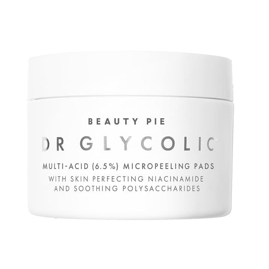 Beauty Pie Dr Glycolic Multi-Acid (6.5%) Micropeeling Glycolic Acid Pads For Exfoliating & Anti-Aging Benefits