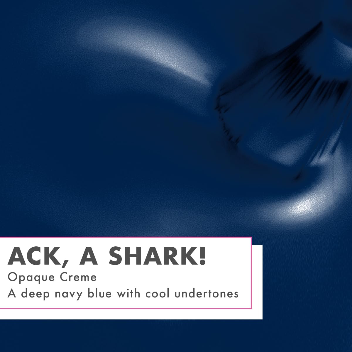 Olive & June Long Lasting Nail Polish | Plump Gel-Like Finish No Lamp Needed | Lasts up to 10 days | Salon-Quality Color at Home | 15-Free Vegan Cruelty-Free, Chip-Resistant Shine | Ack, a shark Navy