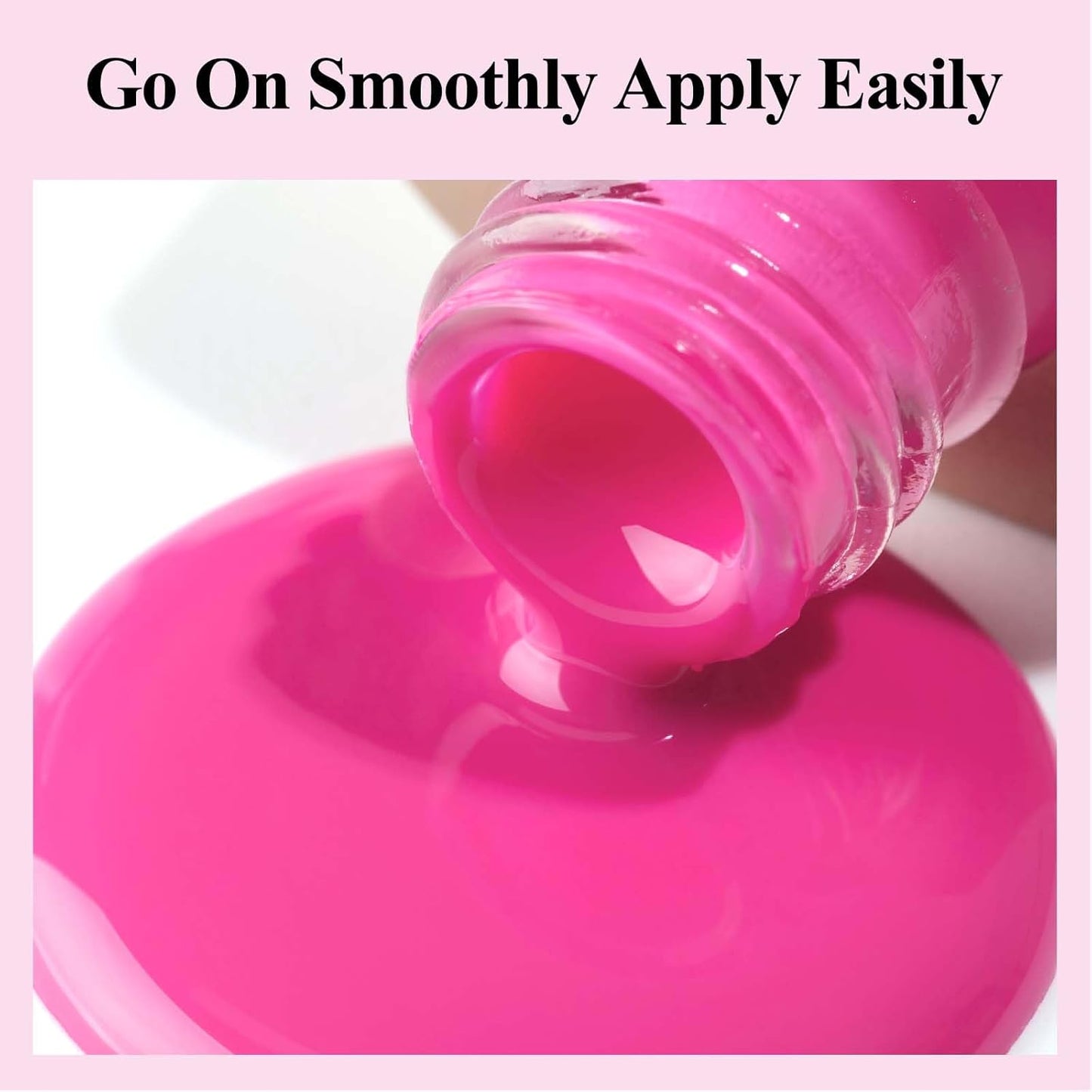 Nail Polish Hot Pink, Air Quick Dry, Nail Lacquer Fuschia Pink Long Lasting & Fast Drying, Color Nail Pigment Oil-based High Coverage for Nail Art Finger Nail Concealer Polish, 1PC 12ML