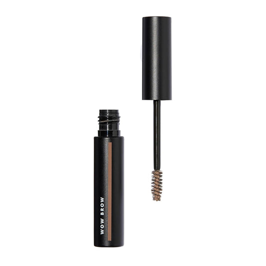 e.l.f. Wow Brow Gel, Volumizing, Buildable, Wax-Gel Hybrid, Creates Full, Voluminous-Looking Brows, Locks Brow Hairs In Place, Taupe