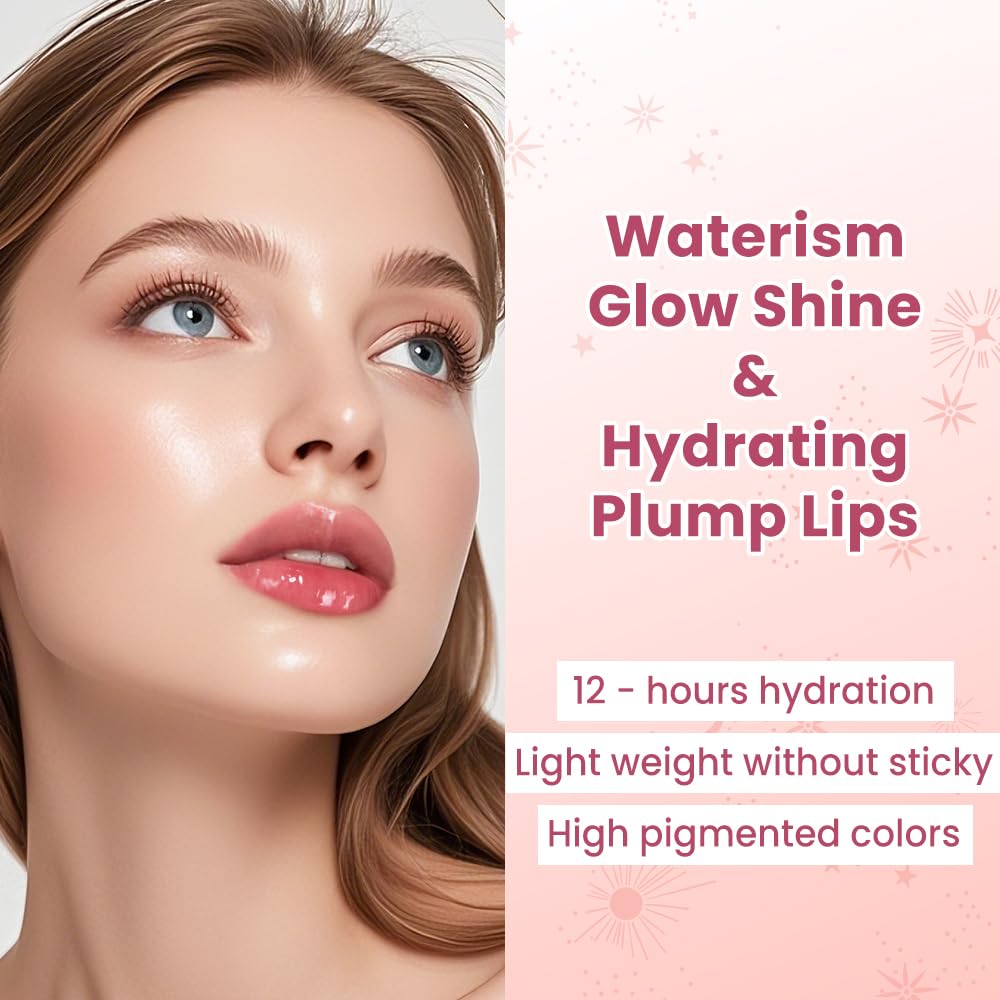 CATKIN Glossy Lip Balm Ultra Hydating Glow Lip Tinted Jelly Plump Melting Balm Shea Butter Repair Soothing For Dry Lips Dewy Finished 0.12 oz C01 ANTHURIUM