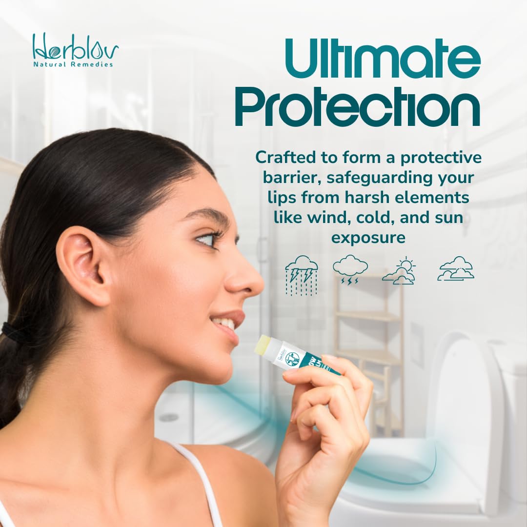 Beef Tallow Lip Balm – Natural Tallow Beeswax Chapstick – Hydrating Moisturizer Grass Fed Bison Tallow Balm Lip Care – Soothes Chapped, Dry Lips, Sensitive Skin – Long Lasting & Vitamin Rich USA-Made