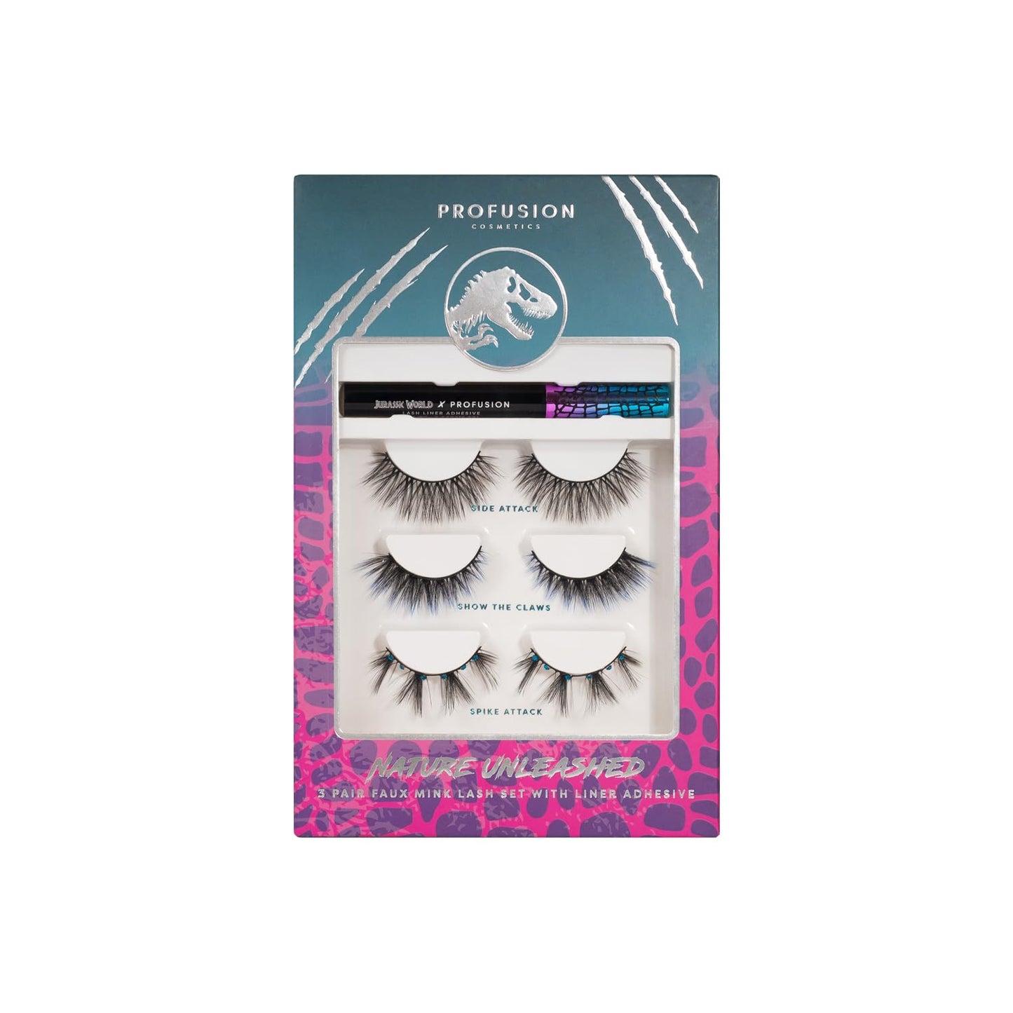 Jurassic World 3pc Lash Set Makeup Collection
