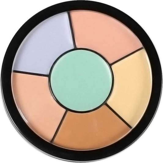 Cream Concealer Palette-6 Color Makeup Contour Kit-Professional Blemish Face Conceal Correct Contouring Highlighter Pallet-Base Foundation Beauty Sleek Cream Make Up Concealer Palette (Deep)