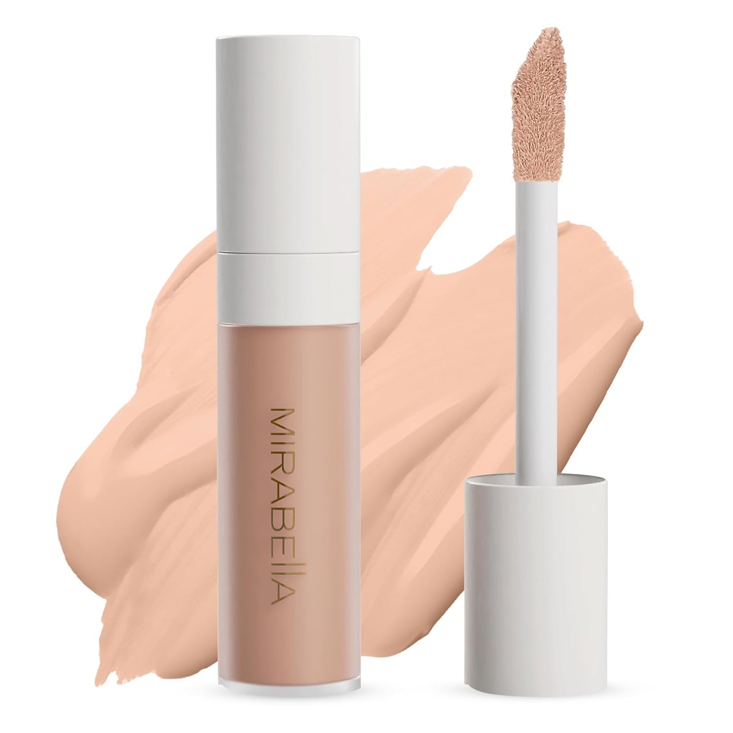 Mirabella Invincible For All Perfecting Under Eye Concealer Full Coverage - Hydrating Makeup Concealer for Dark Circles, Fine Lines & Wrinkles w/Hyaluronic Acid - Light L90