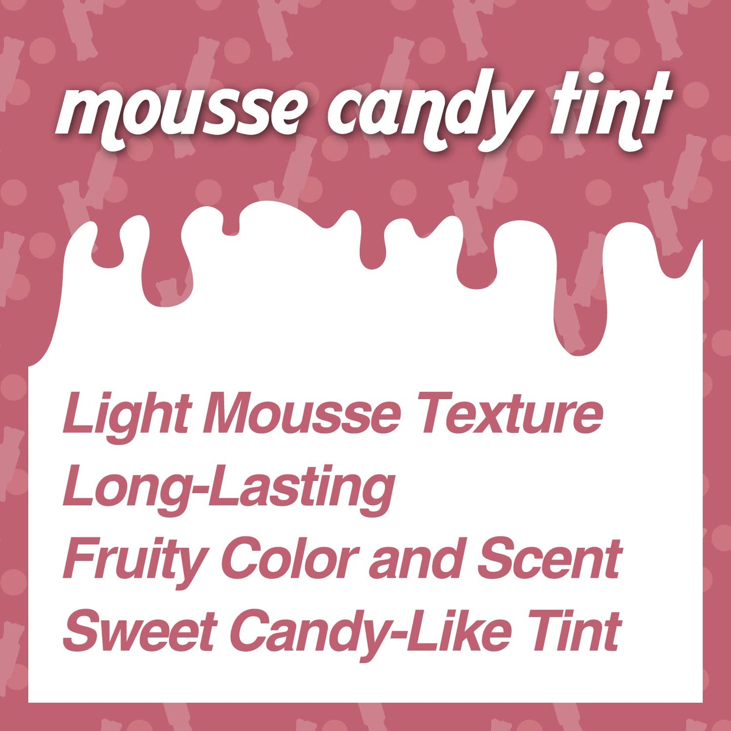 THESAEM Saemmul Mousse Candy Tint #6 Chaitea Mousse - High Pigment Matte Finish Long Lasting Lip Stain with Honey Extracts to Hydrate Lips - Weightless & Smudge-Proof, 0.3 fl.oz.