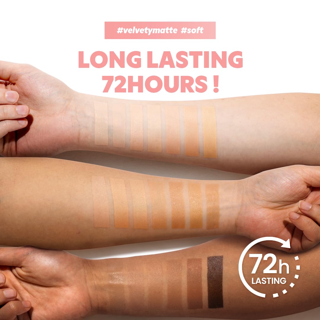 [*Mini Size*] TIRTIR All Cover Pink Cushion | Korean Cushion Foundation, (#21N Ivory, 0.15 Fl Oz)