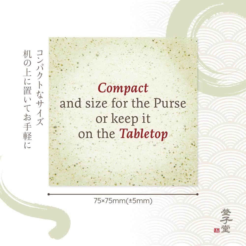 Super Value Pack 1000-Sheets Natural Oil Blotting Paper for Oily Skin, Toshido 3 Type Paper - Type Green tea, oil blotting paper Natural Hemp Oil Absorbing Sheets for Face (Green Tea)