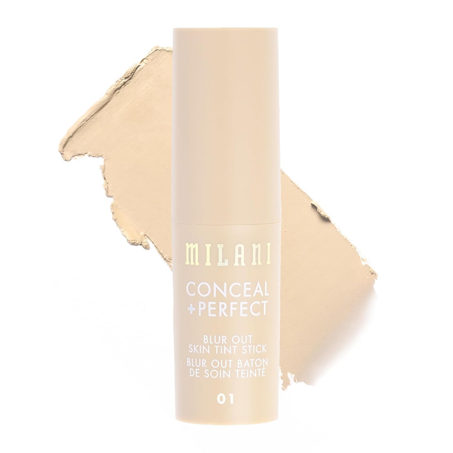 Milani Conceal + Perfect - Skin Tint Stick, Blur Out Tinted Moisturizer Makeup, Shade 001