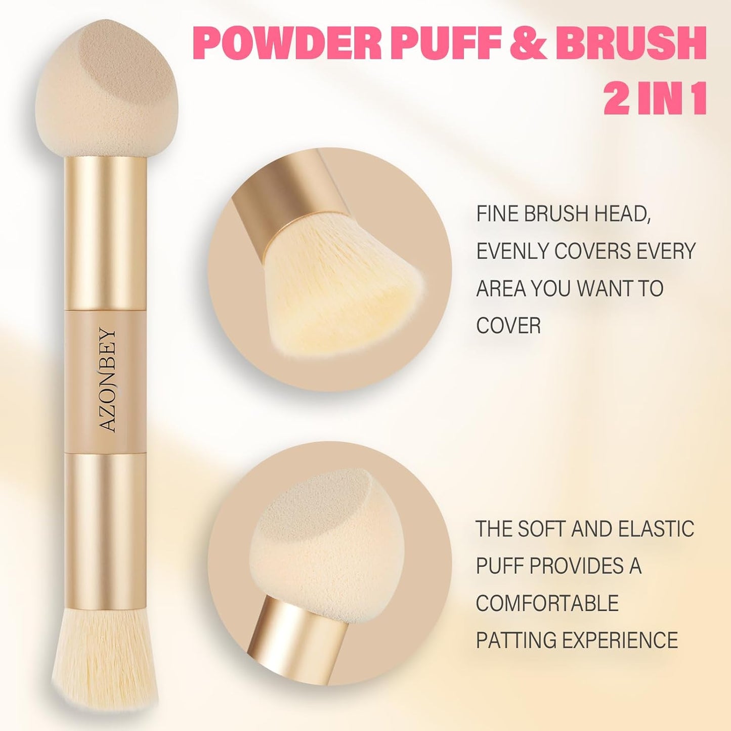 Root Touch Up Sets,Hairline Powder for Women Cover Up- Hairline Concealer for Thin and Thinning Hair, Water & Sweat Resistant,Contain Azonbey Makeup Brush (Dark Brown, Med #Makeup Brush)