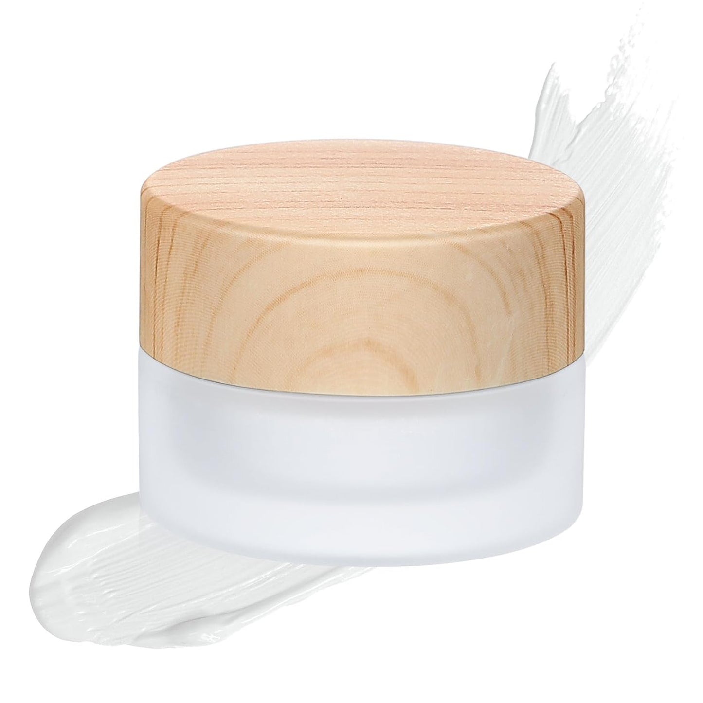 Geiserailie 150 Pieces Glass Cosmetic Containers Empty Sample Jars with Leak Proof Lids Makeup Sample Containers for Lotion Cream Cosmetic (5 Gram)