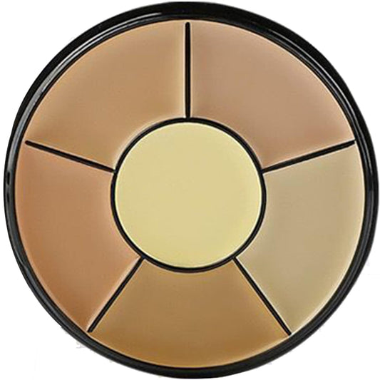 Cream Concealer Palette-6 Color Makeup Contour Kit-Professional Blemish Face Conceal Correct Contouring Highlighter Pallet-Base Foundation Beauty Sleek Cream Make Up Concealer Palette (Light)