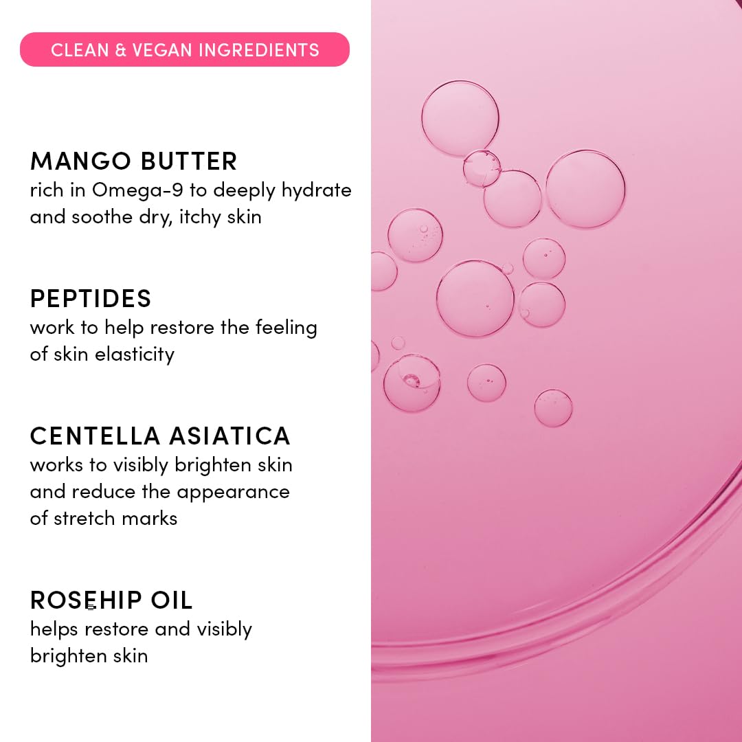 Evereden Nourishing Stretch Mark Cream (4 fl.oz): Clean & Vegan Stretch Mark Cream for Pregnancy and Postpartum | Pregnancy Stretch Mark Prevention | Rich in Vitamins & Minerals