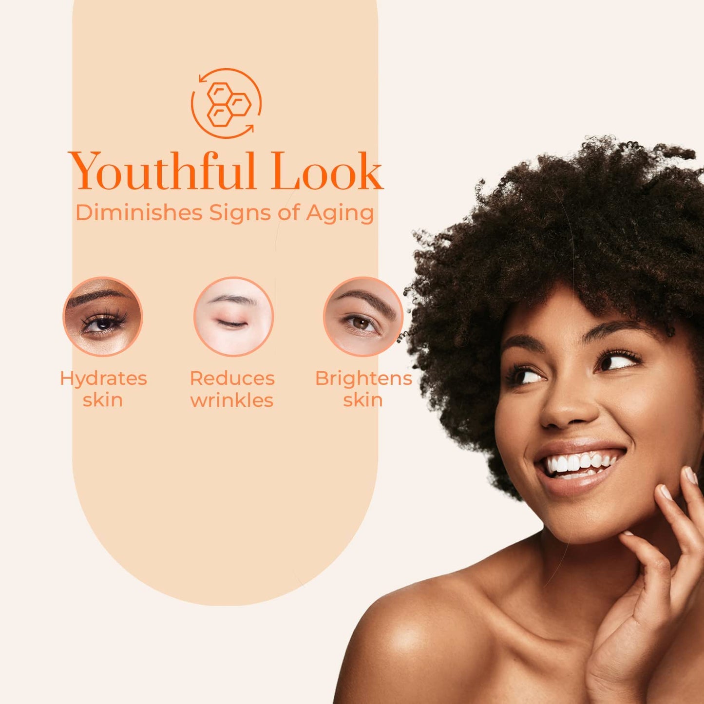 Vitamin C & Collagen Under Eye Patches 5 Pack - Diminishes Dark Circles & Puffiness, Anti-aging, Cooling & Soothing Eye Pads - Cruelty Free Korean Skincare