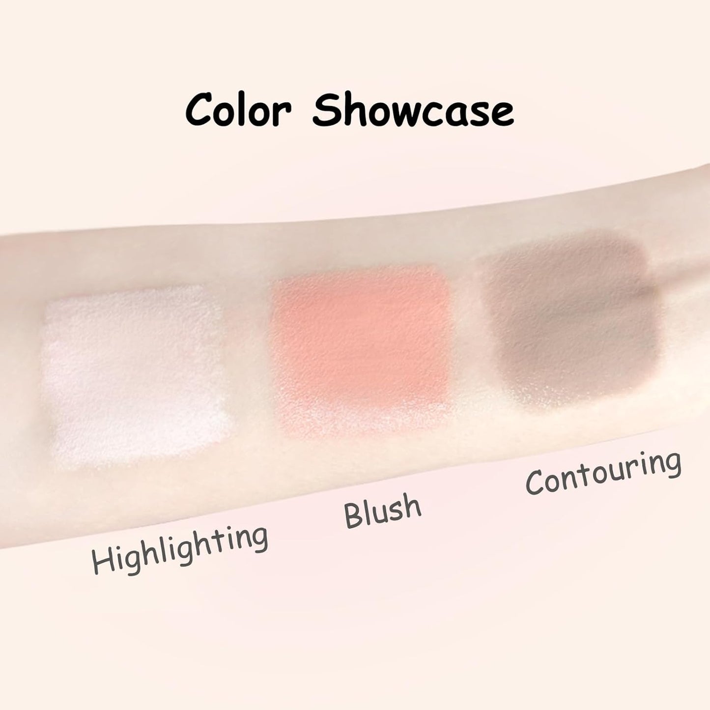 Blush Stick - Precise Makeup Stick with Brush, Moisturizing, Long-lasting Buildable Color for Easy Sculpting, Highly Pigmented Matte Finish, Ideal for Foundation & Concealer
