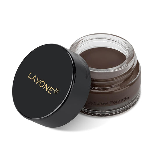 Eyebrow Pomade - Waterproof Brow Pomade for Long-lasting Results,Smudge Proof and Sweat Resistant Formula,Natural Eyebrow Makeup for All Skin Types and Tones - Dark Coffee