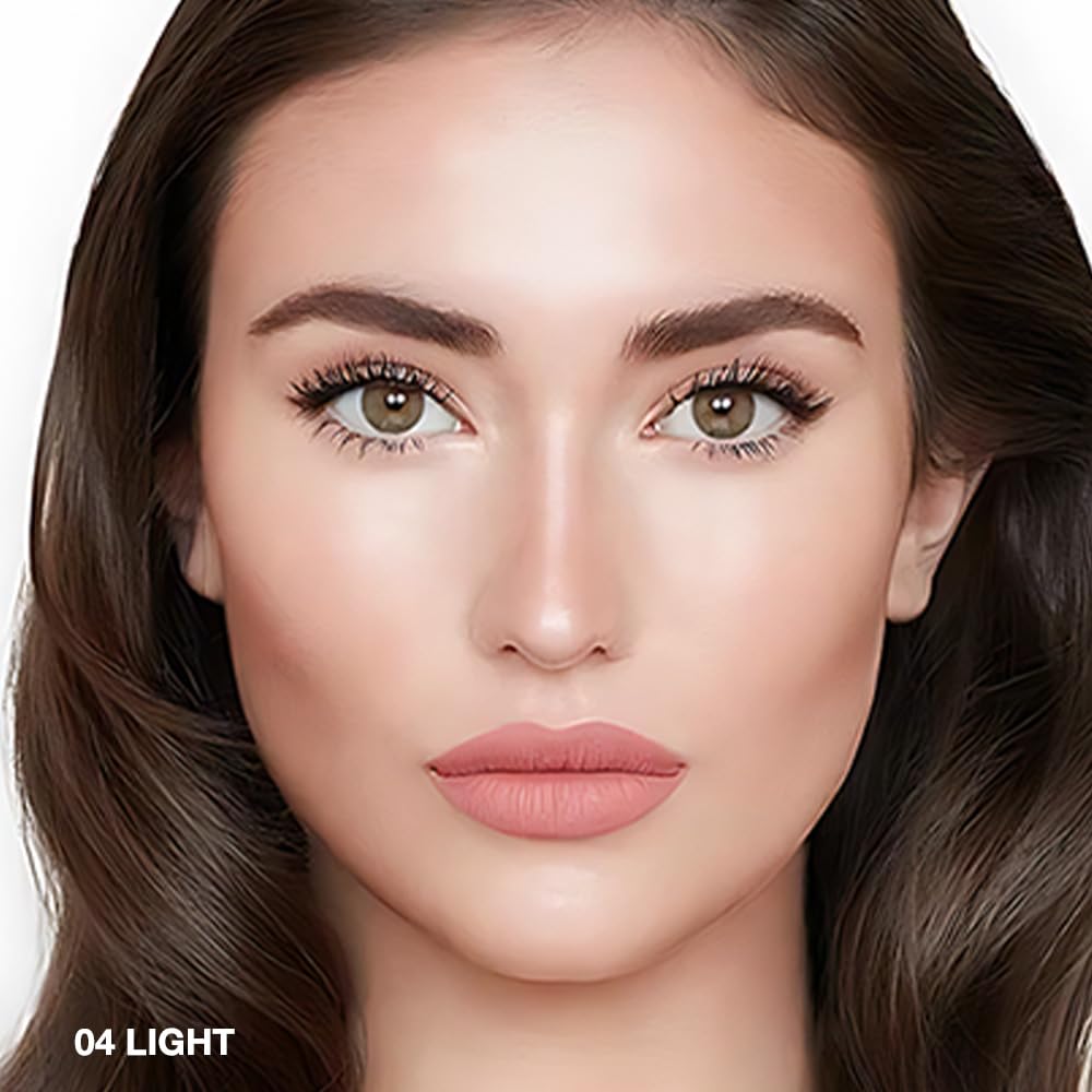 evpct under Eye Brightener, Nourishing Luminous under Eye Concealer Color Corrector for Dark Circles, Waterproof Naturactor Concealer Pot make up for face Eye Ring corrector de ojeras, 04# Light