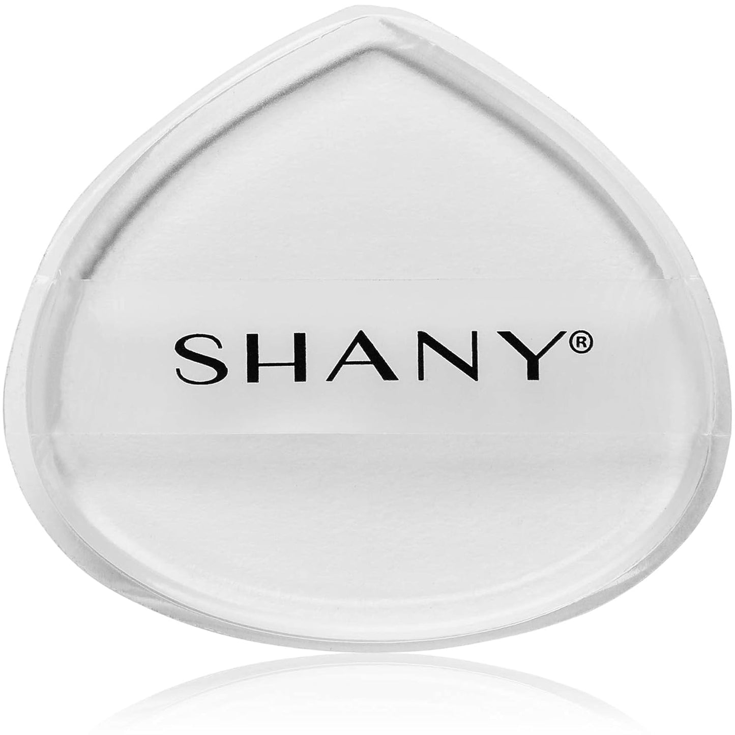 SHANY Stay Jelly Silicone Sponge - Clear & Non-Absorbent Makeup Blending Sponge for Flawless Application with Foundation - CONE